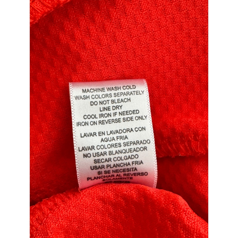 Danny & Nicole Textured Fit Flare Dress Pink Coral Sleeveless Skater Dress 6 - Picture 12 of 12